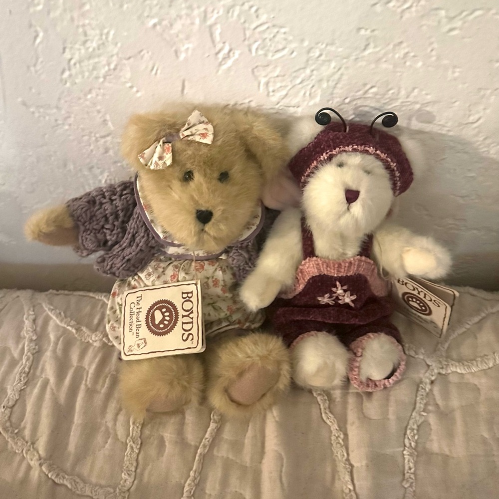 Boyds Bears Violet Lafleur and Flitter B. Bugsley